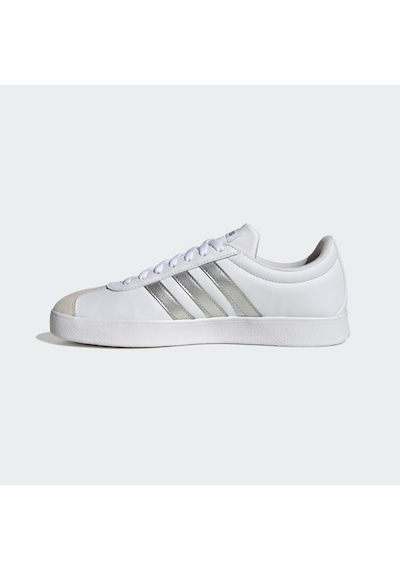 Adidas Vl Court Base Beyaz Kadın Sneaker 000000000101909426 Beyaz - Gümüş