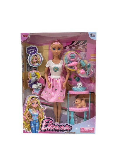 Wg66962 -vardem Kutulu Pet Shop Bebek Set 11,5 İnç Çok Renkli