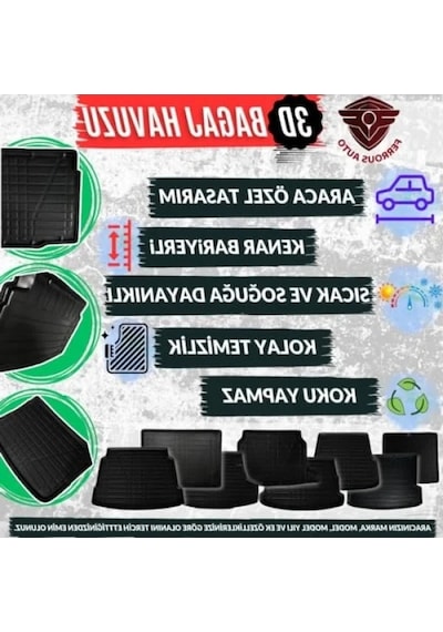 4d Paspas Ve 3d Bagaj Havuzu - Audi A4 B8 Uyumlu 2008-2016 Açık Bej