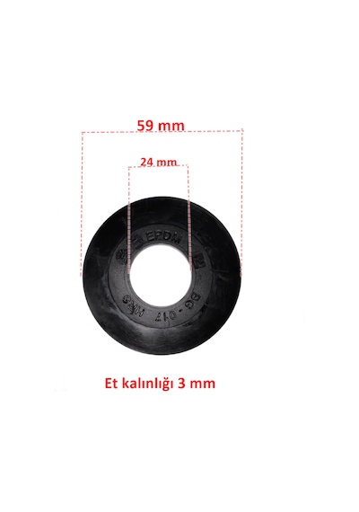 Fluidmaster Boşaltma Grubu Klape Contası Siyah