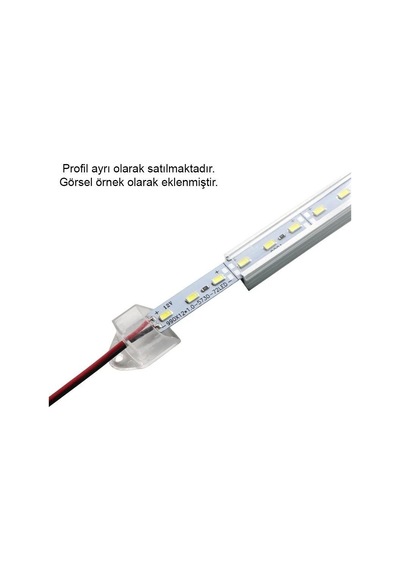 24 Volt Bantlı 5730 Led Bar Alüminyum Çubuk Led 72 Ledli Beyaz 6000-6500k 100cm 24v