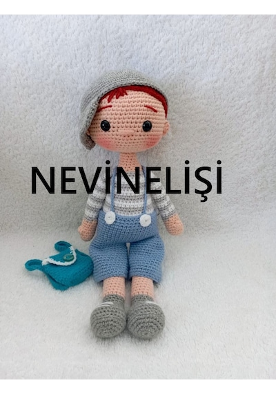 Amigurumi Ali Bebek Çok Renkli