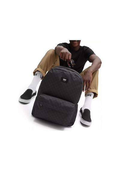 Vans Mn Old Skool Check Backpack Sırt Çantası Siyah