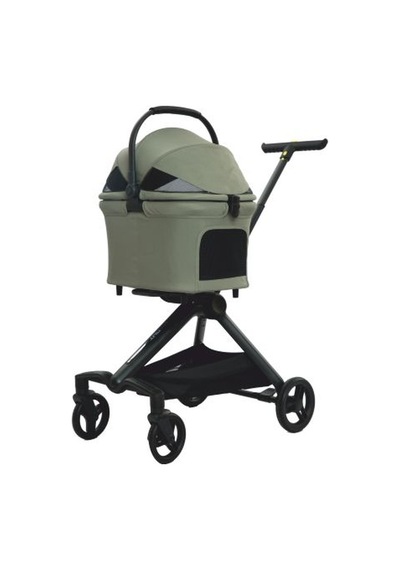 Cosmotex Eurodog Katlanabilir Köpek Arabası Yeşil 66x52x110