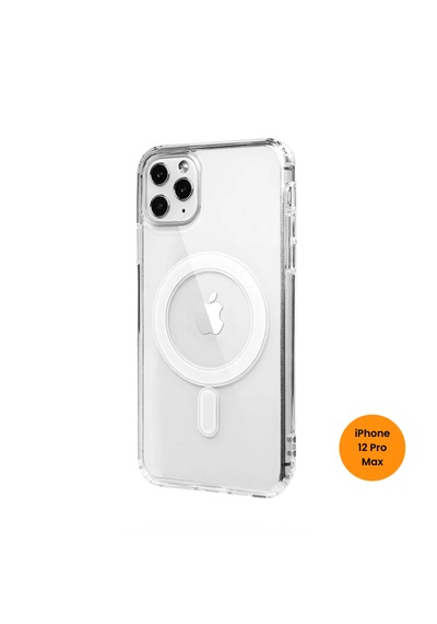 Teknoway Apple, Uyumlu iPhone 12 Pro Max Magshield Kılıf Şeffaf