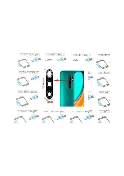 Xiaomi Uyumlu Redmi 9 Arka Kamera Camı Lens Yapışkanlı (248484315)