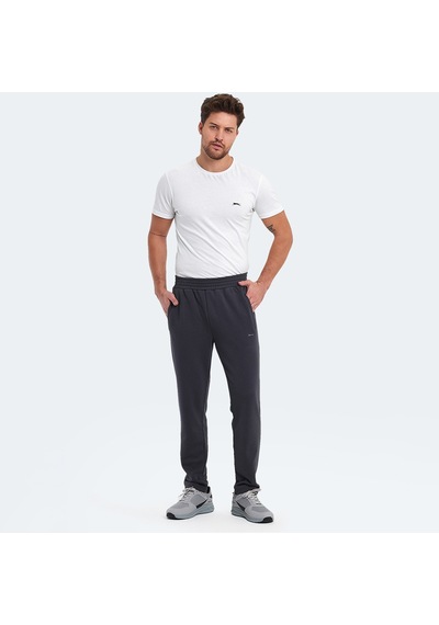 Slazenger SAMOUEL IN Erkek Cepli Koyu Gri Eşofman Altı