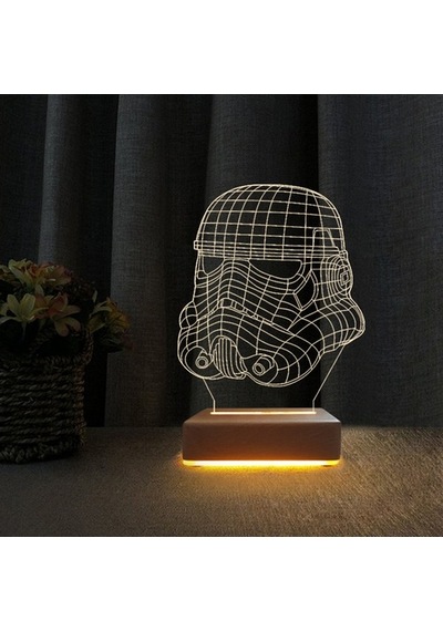 3D Star Wars Askeri Tropper Lamba Çocuk Odası Gece Lambası