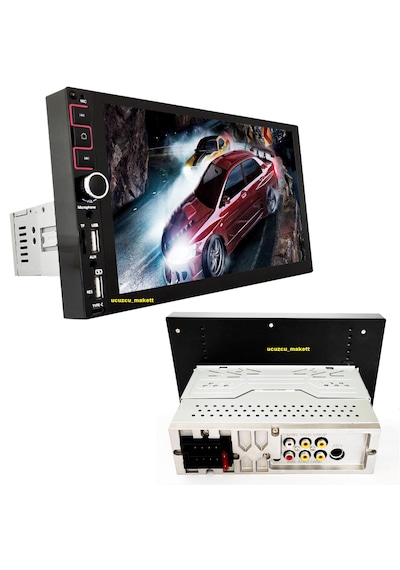 9 İnç Büyük Ekran Double Teyp Şahın Tofaş Model + 4 Led Kamera