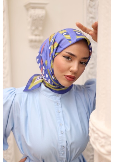 Silk Home Olinda Eşarp 48003-10 Eflatun