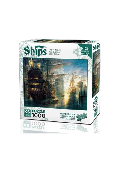 Ks Games Puzzle 1000 Parça City Of Rochelle 20681