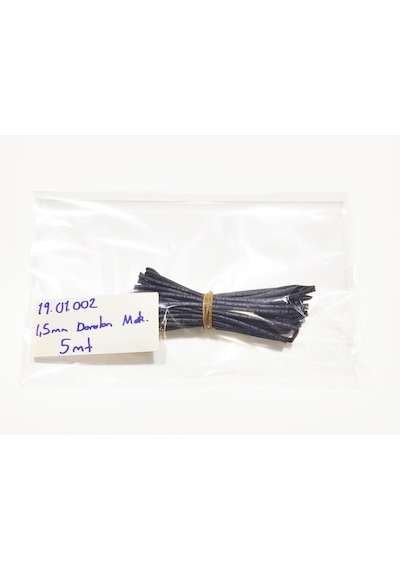 1,5mm Isı İle Daralan Siyah Makaron 5 Metre, Daralma Oranı 2/1, Çalışma -55/+125 Derece