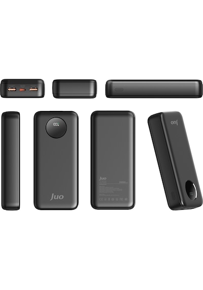 Juo JLP220-B 20000 mah 22.5w Dijital Led Ekranlı Taşınabilir Hızlı Şarj Cihazı Powerbank