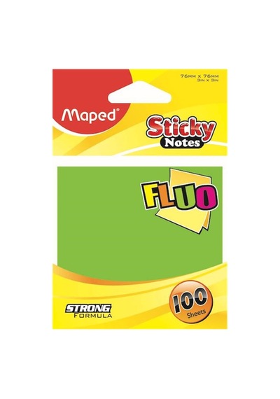 Fosforlu 100 Sayfa Yapışkanlı Not Kağıdı 758116 76x76
