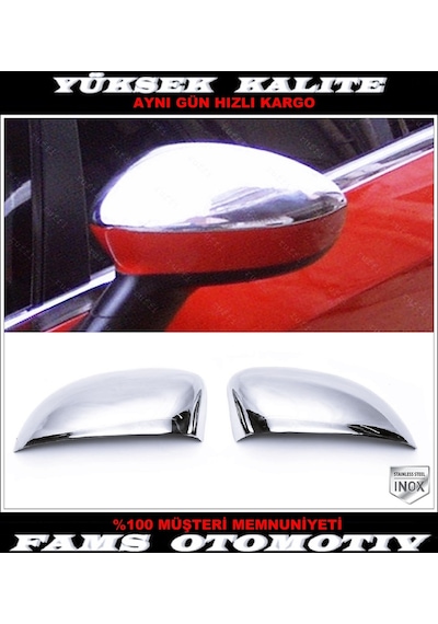 Fiat Linea Paslanmaz Krom Ayna Kapağı 2 Prç. 2007 Üzeri