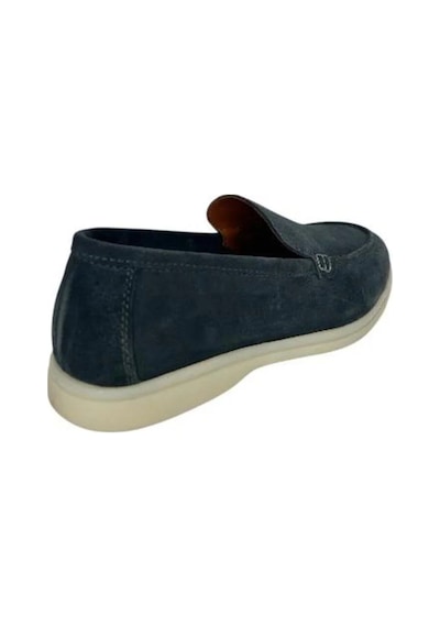 Kemal Tanca 852 661 Erkek Hakiki Deri Loafer Ayakkabı Mavi