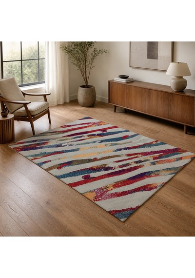 Kartela Halı Aira Halı Kaymaz Taban Makinede Yıkanabilir Halı Açık Gri - 60 X 90 Cm