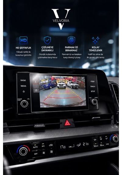 Kia Sportage 8 İnç Multimedya Esnek Nano Glass Ekran Koruyucu 2020-2022