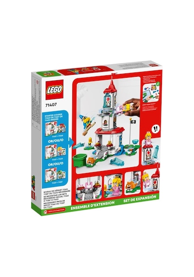 LEGO® Super Mario 71407 Cat Peach Suit and Frozen Tower 494 Parça
