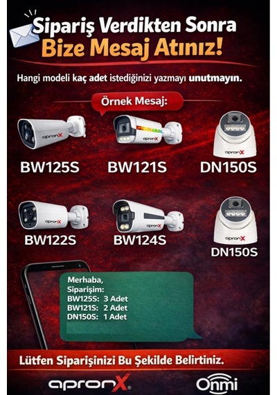 6 Lı Ahd Bullet Dome Mikrofonlu Güvenlik Kamera Seti