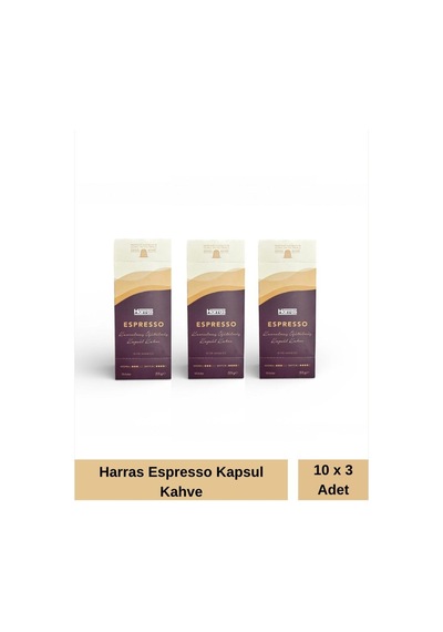 Nespresso Uyumlu Kapsül Kahve Espresso 3 Kutu