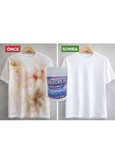 Maxorlife Çok Amaçlı Toz Leke Pas Çıkarıcı 1 KG