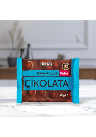 Bütün Fındıklı Sütlü Çikolata 65g