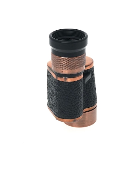 6x24 Baıgısh Askeri Tarzi Pirinç Ve Deri Kaplamalı Deri Çantalı Monocular Dürbün Princ Çok Renkli