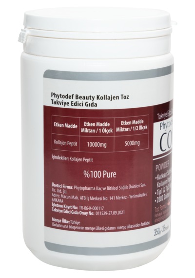 Phytodef Beauty Kolajen Powder Toz Kolajen 350 G