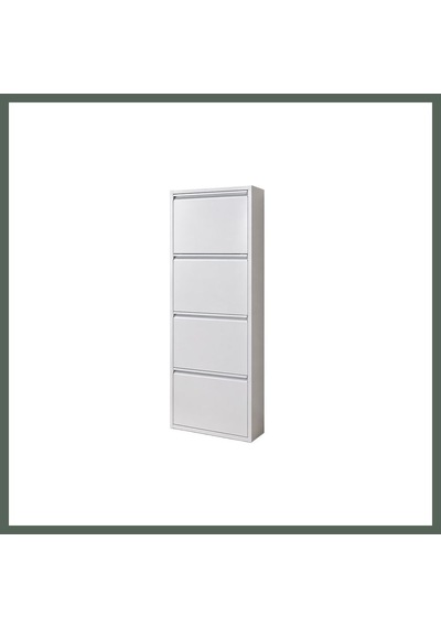 Bezos Kaser 9003 Beyaz 4lu Kılıtlı Metal Ayakkabılık Bzstk Bezos Kaser 9003 Beyaz 4lu Kılıtlı Metal Ayakkabılık Bzstk