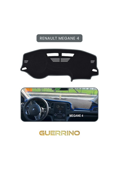 Renault Megane 4 Torpido Koruma Halısı Gri Kenar