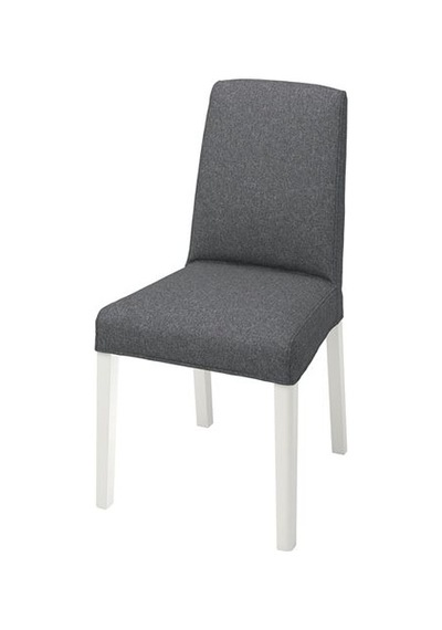 Ikea Bergmund Yemek Sandalyesi Kılıfı, Gunnared Orta Gri