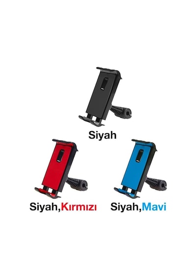 Ayrex Ally Universal Araç Arka Koltuk Tablet Ve Telefon Tutucu, Sıyah