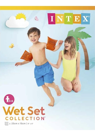 Intex Kırmızı Kolluk 23x15 Cm 3-6 Yaş , Çocuk Kolluk Ik58642 Kırmızı