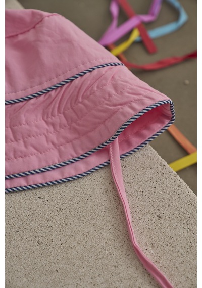 Ohlalakoala Candy Summer Biyeli Poplin Şapka Pudra