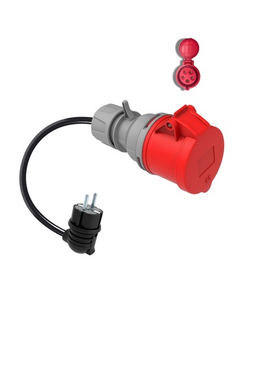Elektrikli Araç Dönüştürücü Adaptör 5/32a Priz- 1/16a Fiş Boydan Uca 30 Cm Kablo Elektrikli Araç Dönüştürücü