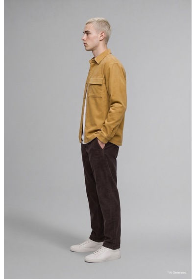 Defacto Baggy Fit Fit Normal Bel Geniş Paça Pantolon H3894ax26wnbn337 Kahve-bn337