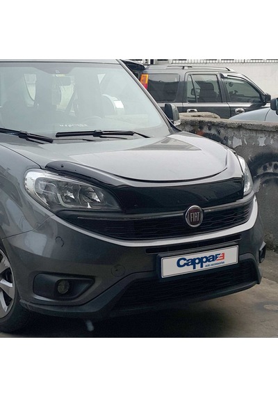 Cappafe Fiat Doblo Ön Kaput Koruyucu Rüzgarlık 4Mm Abs 2015-›