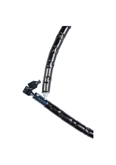 Vinil Kaplı Çelik Kablolu Esnek Motosiklet Kilidi - 22 Mm - 150 Cm.