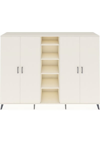 Hyperion Dolap 12 Raflı 4 Kapaklı 220x44x163 Aytaşı-aytaşı Aytaşı-aytaşı