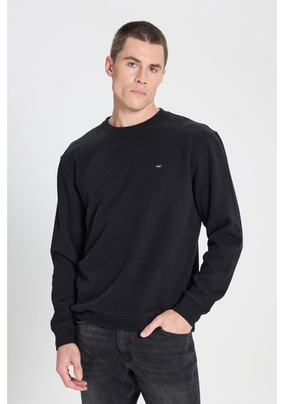 Wrangler Selanik Bisiklet Yaka Sweatshirt Black Çok Renkli