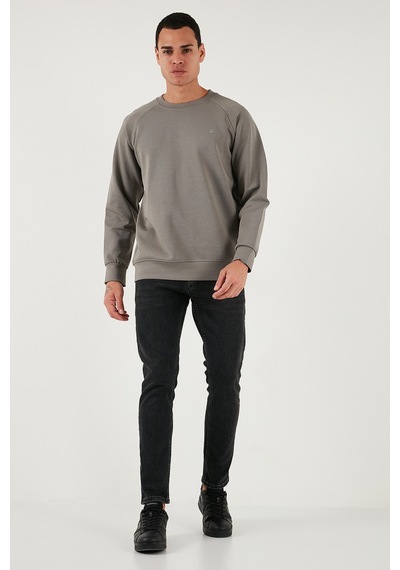 Buratti Pamuklu Slim Fit Yüksek Bel Dar Paça Jeans Erkek Kot Pantolon 3300C30Tokyo Siyah