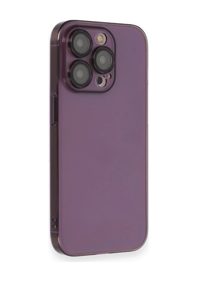Cosmotex Newface İphone 13 Pro Max Kılıf Armada Lensli Kapak - Derin Mor