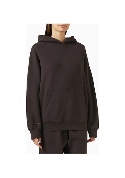 Represent Boyfriend Hoodie, Premium Brushed Fleece Kapüşonlu Sweatshirt Kahverengi