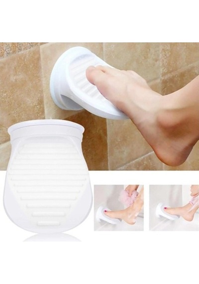 Banyo Ayak Dayanağı Pedalı Beyaz