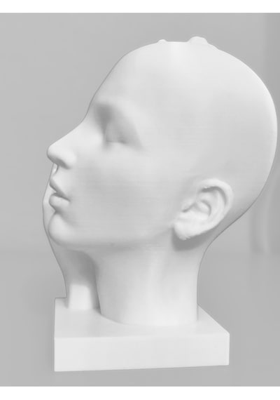 Postmodern 3d Yüz Heykeli