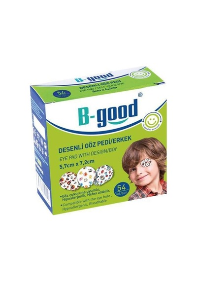 B-good Desenli Erkek Çocuk Göz Pedi 5.7 x 7.2 CM