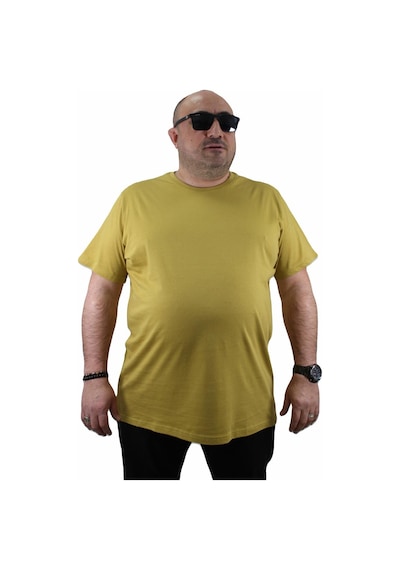 Moc Grande Mocgrande Büyük Beden Basic Tişört 11100 Limon Sarı
