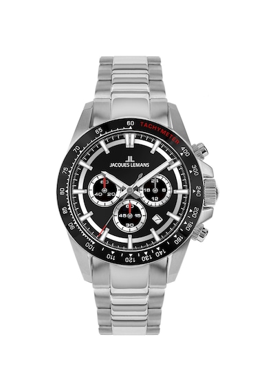 Jacques Lemans 1-2207a Lıverpool Chronograph Erkek Kol Saati Gümüş