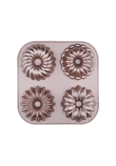 Korkmaz Pasty 4lü Muffin Kalıbı A5617-4 Bej